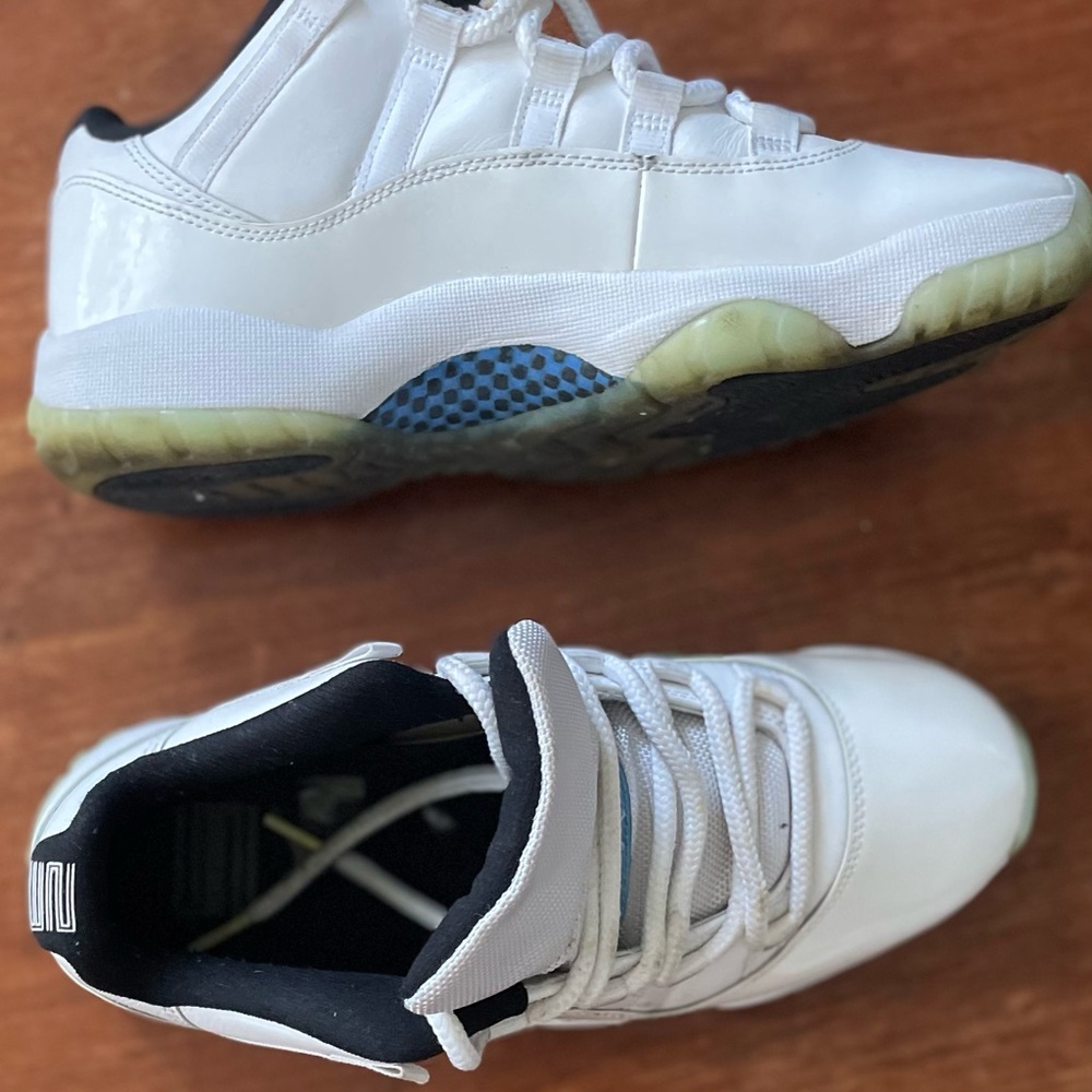 Nike Air Jordan 11 Retro Low Legend Blue Light White Black Sneakers